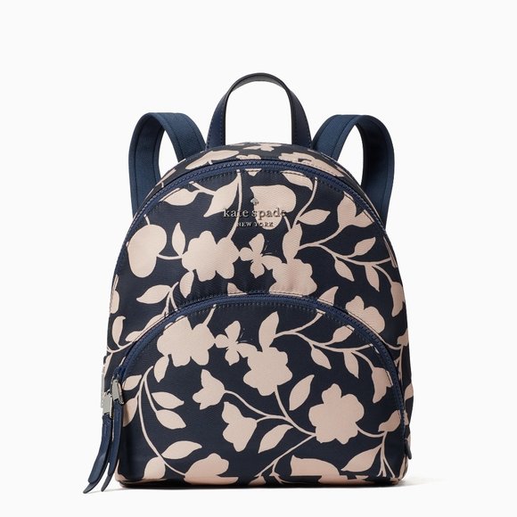 NWT KATE SPADE FLORAL MEDIUM KARISSA BACKPACK - Picture 1 of 4